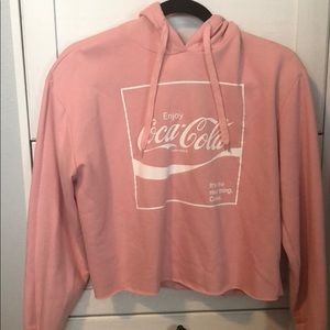 Coca-Cola cropped hoodie